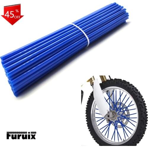 Off-road Vehicle Motorcycle Universal Spoke Decorative Steel Wire Decorative Wheel Spoke Sleeve Mountain Bike Color Spoke Set