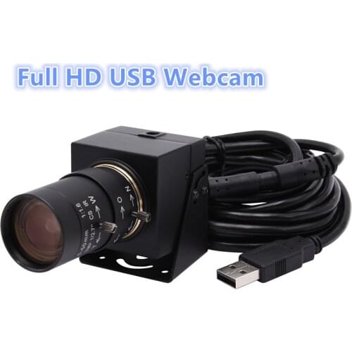 1080P MJPEG 60fps USB Webcam for Windows Linux Mac , With 6-60mm Manual Varifocus Lens And CMOS OV4689 Sensor