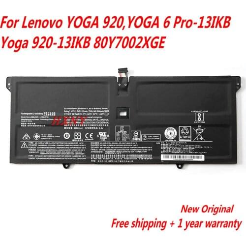 High Quality L16M4P60 L16C4P61 5B10N01565 Laptop Battery For Lenovo YOGA 920,YOGA 6 Pro-13IKB,Yoga 920-13IKB 80Y7002XGE