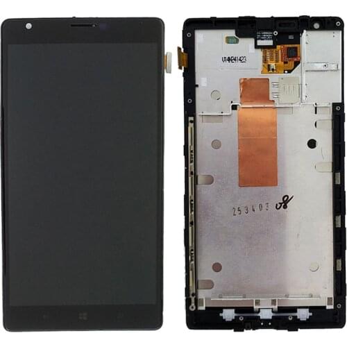 For Nokia Lumia 1520 RM-937 RM-940 LCD Display Touch Screen Digitizer Assembly Frame Replacement +Tools