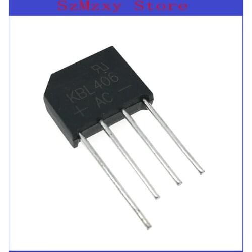 10PCS KBL406 KBL 406 4A 600V