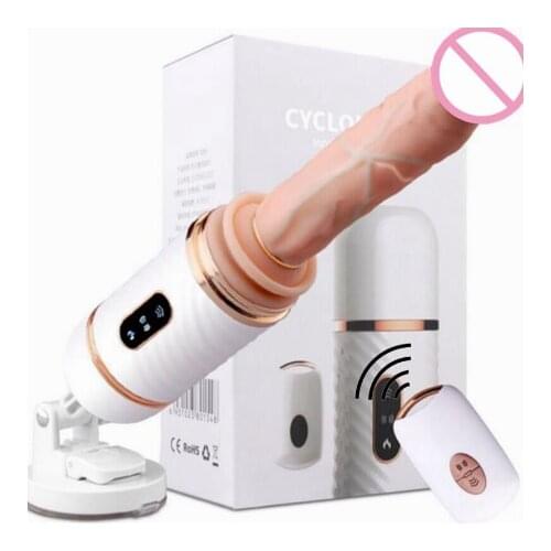 Wireless Remote Control Automatic Masturbation Pumping Gun Sex Machine Telescopic Dildo Vibrators for Women Sex Toys for Women