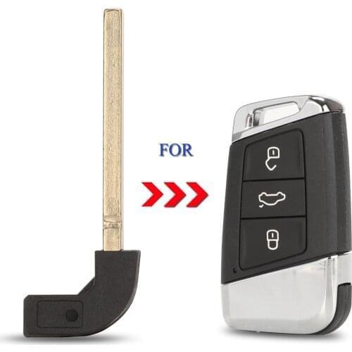 Bilchave 10pcs Replacement For Volkswagen Passat B5 B8 Magotan Skoda A7 Variant Auto Lnsert Fob Remote Car Key HU162 Blade