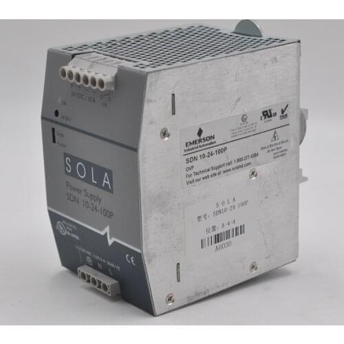 Emerson SOLA SDN 10-24-100P 24VDC 10A Switching Power Supply