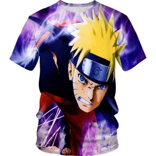 Summer fashion new mens children super favorite T-shirt anime cartoon ninja invincible 3D printing casual short-sleeved breatha