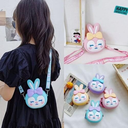 Cute Cartoon Princess Coin Purse Fashion Childrens Crossbody Bags Baby Girls Shoulder Messenger Bag