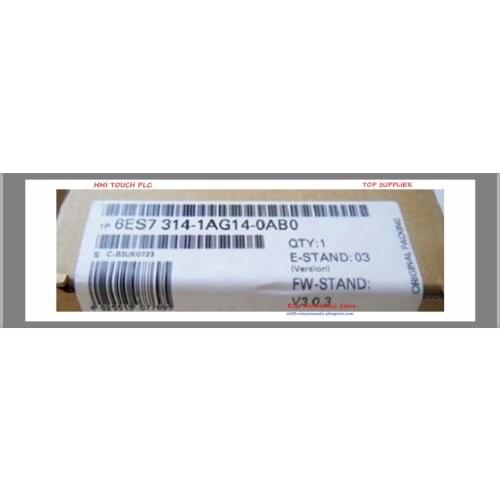 Original 6ES7314-1AG14-0AB0 S7-300 CPU 6ES7 314-1AG14-0AB0 CPU With MPI Interface 6ES73141AG140AB0 24V DC 128 Kbyte