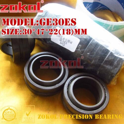 ZOKOL bearing GE30ES Radial Spherical Plain Bearing 30*47*22(18)mm