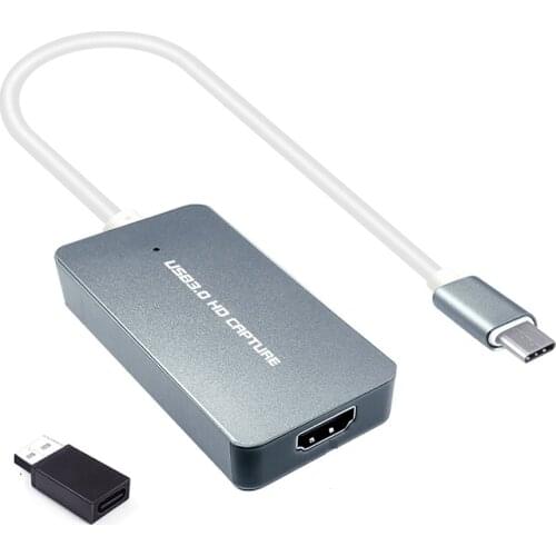 Type-C Live streaming converter USB3.0, HDMI 4K 30HZ Video audio camera to USB3.0 PC UVC capture video up to 1080P60fps USB-C