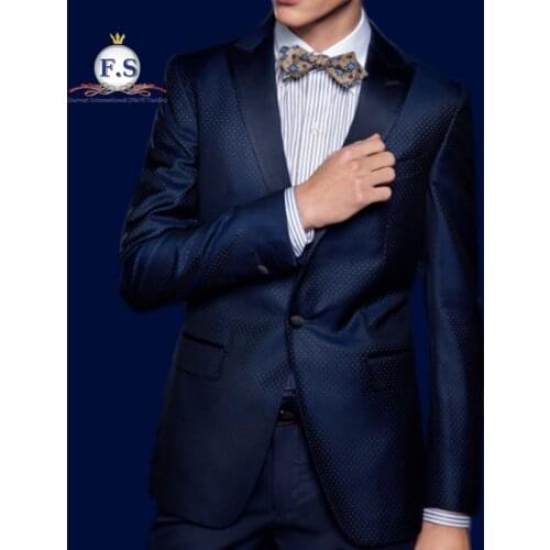 Made to measure super 130s pure wool 2pc formal occassion mens suits half canvassed