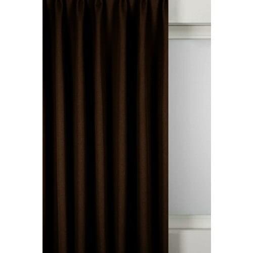 Belle Cose Country Style Straw Thermal Blackout Blackout Brown Backdrop Curtain Single Wing 100x260 cm