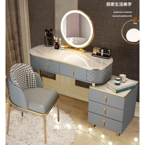 Dressing table bedroom net red style light luxury modern Nordic simple storage cabinet one small family dressing table