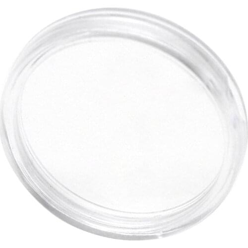 10 pc 25mm Acrylic Material For NTAG215 Coin Holder Capsules Box Storage Clear Round Display Cases High Quality Coin R9UA