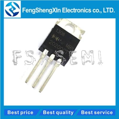 10pcs/lot New MBR20200CT TO-220 20200CT B20200G Dual High Voltage Schotty Rectifier