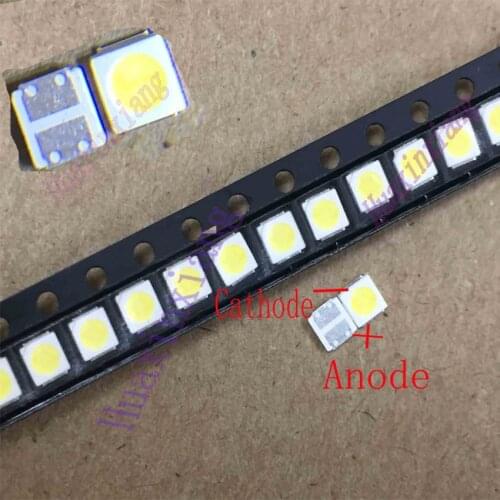 100pcs/Lot 1.8W SMD LED 3030 3V Cool white High Power For TV Backlight Application 3.0*3.0*0.6mm
