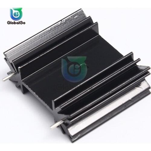 5pcs/Lot Aluminum Heat Sink Heatsink For High Power LED Amplifier Transistor Radiator Cooling Tape 30X34X12