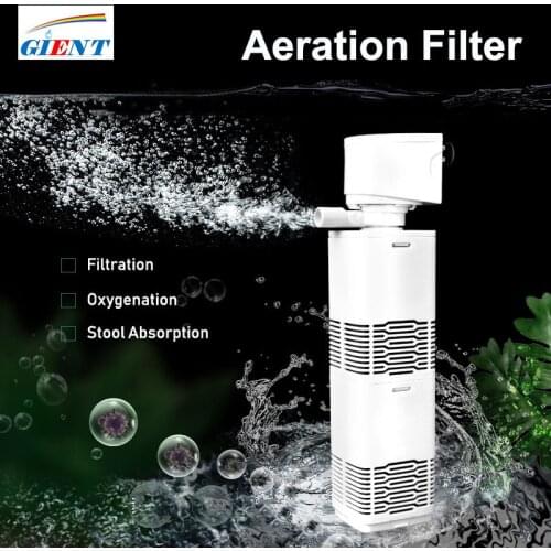 Aquarium Filter Pump 3 In 1 Fish Tank Submersible Air Oxygen Internal Pump Aquarium Air Oxygen Pump Silent Submersible Pump