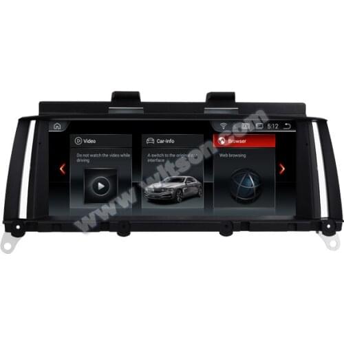 8.8" Android 9.0 OS Car Multimedia Navigation GPS for BMW X3 F25 / X4 F26 2014-2016 with NBT System with ADAS Function Support