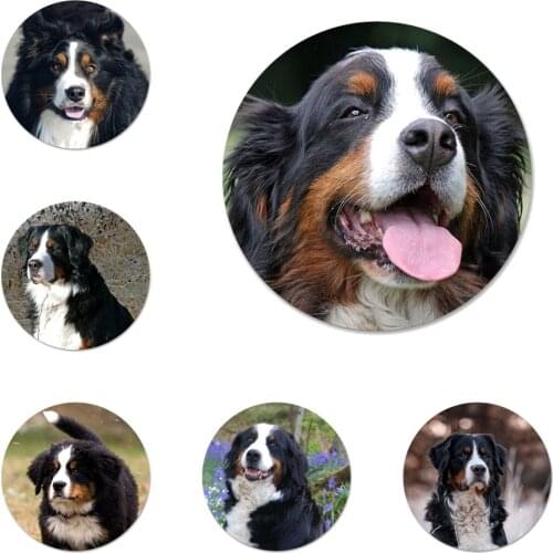 Bernese Mountain Dog Funny Icons Pins Badge Decoration Brooches Metal Badges For Backpack Decoration