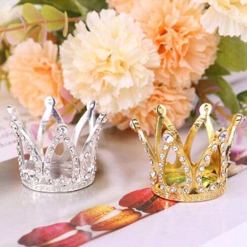 Baby Crown Photo Photography Props Headband Ring Mini Decoration Newborn Girls Princess Luxury Memorial Birthday Party Tiara