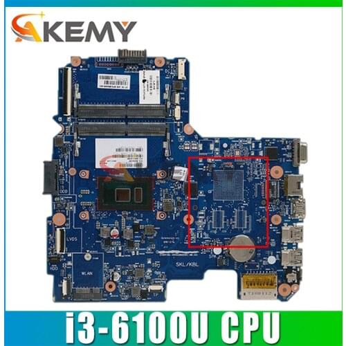 For HP 14-AM Series Laptop Motherboard With i3-6100u CPU 860458-601 860458-501 DDR4 6050A2822501-MB 100% Tested Fast Ship