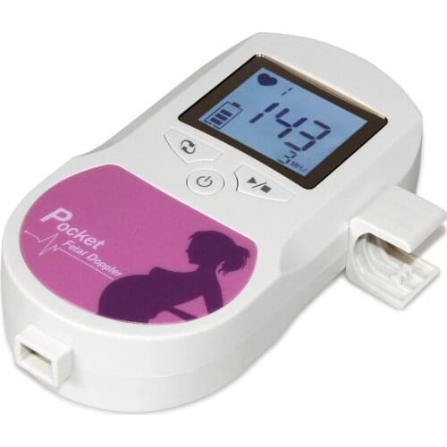 Fetal Doppler 3.0MHz Ultrasound Baby Heartbeat Detector Home Pregnant Doppler Baby Heart Rate Monitor Handheld Doppler