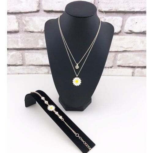 Daisy Chain Necklace Bracelet Set