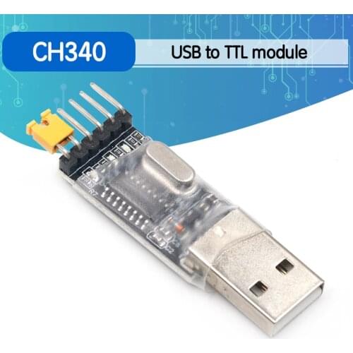CH340 module USB to TTL CH340G upgrade download a small wire brush plate STC microcontroller board USB to serial