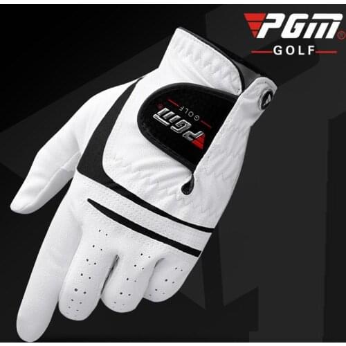 Men Sheepskin Leather Golf Gloves Left Right Hand Anti-Slip Mittens Male Outdoor Single Hands Golf Sport Gloves D0515