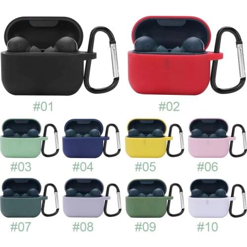 Soft Silicone Cases For QCY T10 T11 Protective Wireless Earphone Cover For QCY T11 T 10 11 Case Charging Box Bags With Hook