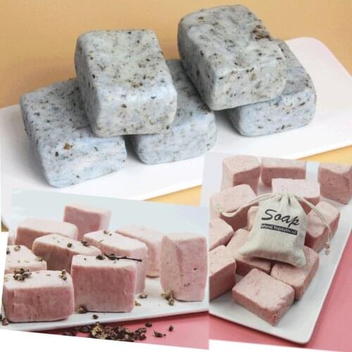 Handmade Natural Plants Essential Oil Soap Bar Moisturizing Face Bath Bar
