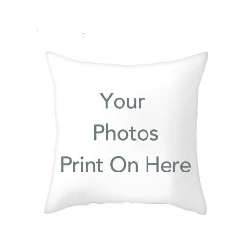 BIGHOUSES Cushion Cover Double Sided Print Customize Gift Throw Pillowcase Print Personal Photos for Pillow Covers