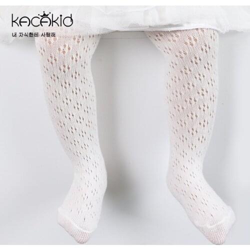 Kacakid 2020 0-5 Years Girl New Spring Summer 6 Color Cotton Children Kids Girls Mesh Knee Tights