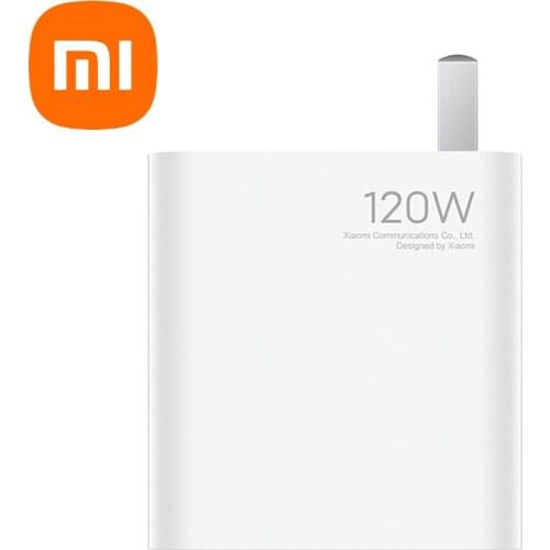 Original Xiaomi Mi 120W Fast Charger for Xiaomi 10 Ultra 4500mAh 5 Minutes 41% 23 Minutes Fully 100% Charged