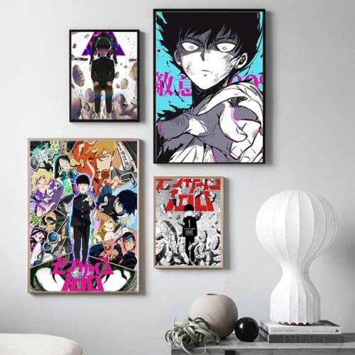 HD Print Japanese Anime Mob Psycho 100 Poster Canvas Painting Posters and Prints Wall Artist Nordic Style Home Decoration Cuadro