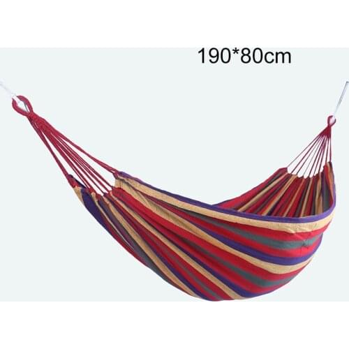 Camping Hammock Portable Hammock Fabric Hanging Bed Outdoor Swing Hammocks Hanging Bed