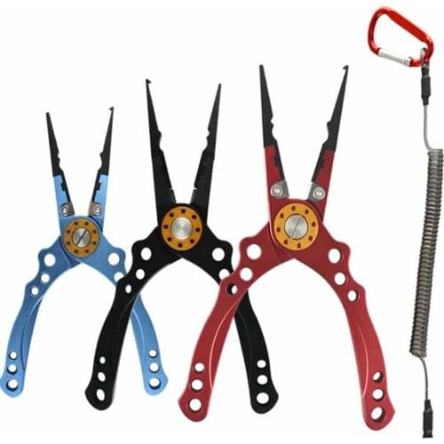 Fishing Pliers Luya Pliers Crimping Hook Remover Salt Water Resistant Sea Fishing Hook Lead Multifunctional Portable Tool