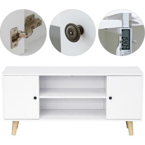 Modern TV Cabinet Television Stands Living Room TV Stands With Double Sliding Doors Drawer Storage Organizer Furniture Table HWC