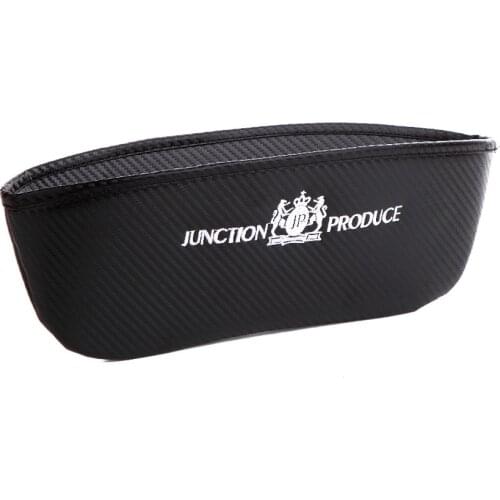 Embroidery for JP Junction Produce VIP emblem Car carbon fiber style seat crevice storage bag for mercedes toyota accessories