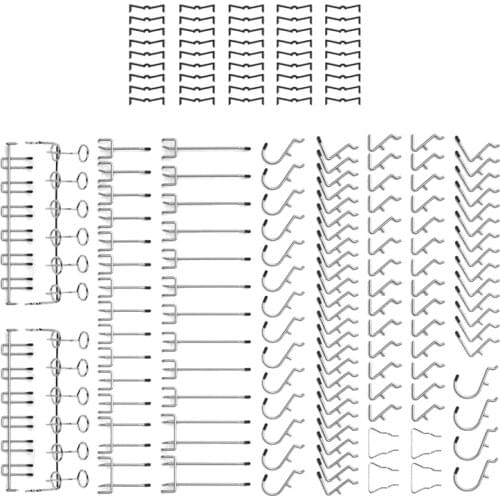 165 Piece Pegboard Hooks,Pegboard Accessories,Pegboard Hooks Assortment for Organizing Various Tools