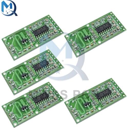 5Pcs RCWL-0516 Micro Wave Radar Sensor Switch Board RCWL 0516 Microwave Human Body Induction Intelligent Module Output 3.3V