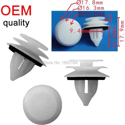 100x / 500x OEM plastic clip Front & Rear Door Trim Panel Retainer for Mazda GJ6R-68-ABX GJ6R68ABX