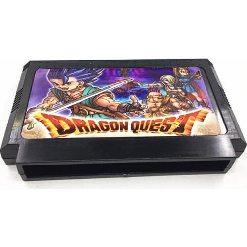 Dragon Quest Remix 9 in 1 FC60Pins game cartridge, Dragon Quest I.II.III.IV, Dragon Warrior I.II.III.IV