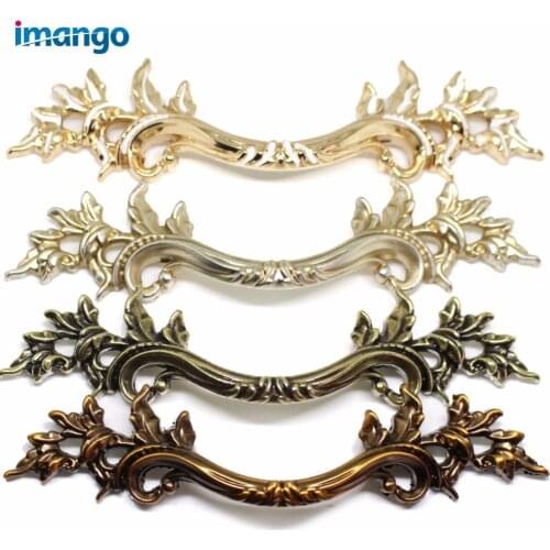 Classical Cabinet Knobs and Handles Furniture Hardware Cabinet Door Drawer Handle Classic Retro Style Pattern Knob and Pull