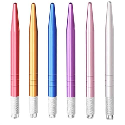 1 Pcs Microblading Tattoo Machine Tools Tattoo Permanent Tattoo Eyebrow Makeup Manual Pen Handle Eyelash Mini Manual Tools