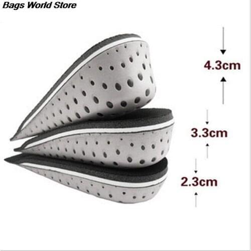 Height Increase Insoles Half For Men/Women Inserts Pad Insoles Feet Shoes Up Invisiable Arch Support Shoe Sole Cushion Pad