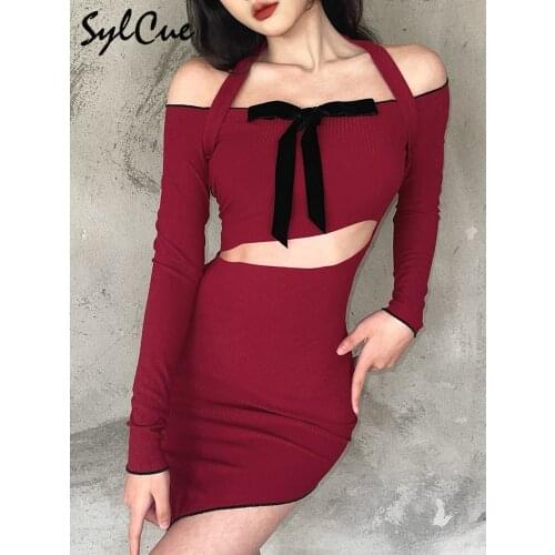 SylCue Fashionable Knitted Dresses