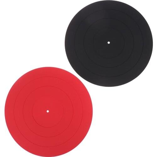 1pc Anti-vibration Silicone Pad Rubber LP Antislip Mat for Phonograph Turntable Vinyl Record Players Accessories high quality