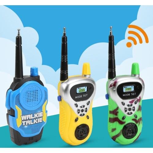 2Pcs/Set Children Walkie Talkie Remote Wireless Parent-child Interactive Toy Mini Two-Way Radio Station PMR Christmas Gift