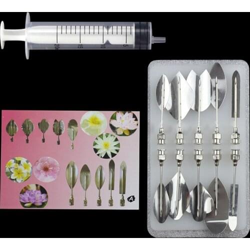 3D Jelly Art Tools Cake Jello Art Gelatin Tools Pudding Nozzle Syringe Jelly Flower Pudding Flowers Cake Decorating Tools
